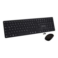 V7 Tastatur-und-Maus-Set - Slim - kabellos