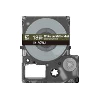Epson LabelWorks LK-5QWJ - Weiß auf Matt-Khaki - Rolle (1,8 cm x 8 m)