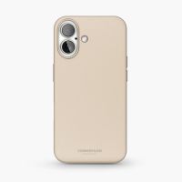 Vonmählen Like Leather Case, Cover, Apple, iPhone 16, 15,5 cm (6.1"), Cremefarben