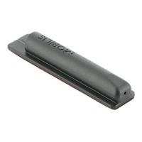 Mobilis Halter für Stift - selbstklebend - Schwarz (Packung mit 10)