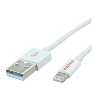 ROLINE Lightning-Kabel - Lightning (M) bis USB (M)