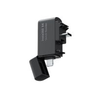 Insta360 X4 Quick Reader, MicroSD (TransFlash), MicroSDHC, MicroSDXC, Schwarz, Polycarbonat (PC), Silikon, insta 360 X4, USB-Type C/Lightning, 46,4 mm