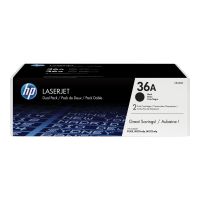 HP 36A - 2er-Pack - Schwarz - original - LaserJet - Tonerpatrone (CB436AD)
