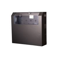 ROLINE Basic - Gehäuse - kurz - geeignet für Wandmontage - RAL 9005, Jet Black - 5U - 48.3 cm (19")