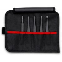 KNIPEX 92 00 05 ESD, Schwarz, Flach, Spitz, Geschwungen, Gerade, 123 g, 5 Stück(e)