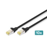 DIGITUS CAT 6A S/FTP Patchkabel, 10 Stück