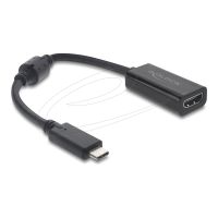 Delock Adapterkabel - USB-C männlich zu HDMI männlich - 15 cm - Schwarz - 8K60Hz (7680 x 4320)