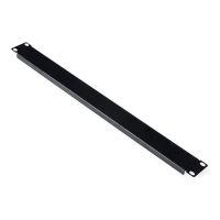 ROLINE Blindabdeckung - Jet Black, RAL 9005 - 1U - 48.3 cm (19")