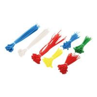 LogiLink Cable Tie Set - Kabelbinder - weiß, Blau, Gelb, Rot, grün (Packung mit 300)