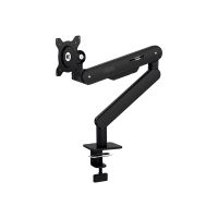 AOC AM400B - Befestigungskit (Monitorarm, Klemmmontagesockel, Tischplattenbohrung, Gasfeder) - einstellbarer Arm - für Flachbildschirm - Aluminiumlegierung - Schwarz - Bildschirmgröße: 43.18-86.36 cm (17"-34")
