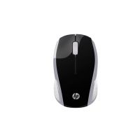 HP 200 - Maus - rechts- und linkshändig - optisch - kabellos - 2.4 GHz - kabelloser Empfänger (USB)