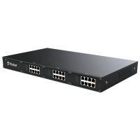 Yeastar S300, Schwarz, 1U, Rackeinbau, G.711, G.722, G.726, G.729A, SIP (RFC3261), IAX2, UDP, TCP, TLS, SRTP
