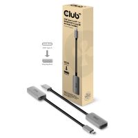 Club 3D USB Type C auf DP 1.4 8K60Hz DSC1.2 HDR HBR3 Aktiver Adapter