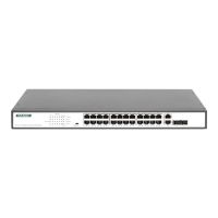 DIGITUS 24-Port Fast Ethernet  PoE Netzwerkswitch, 19 Zoll, unmanaged, 2 GE Uplink Ports, SFP, 370 W, af/at