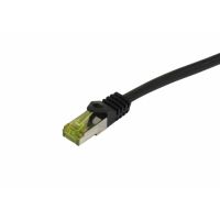 Synergy 21 Patchkabel RJ45, CAT6A 500Mhz, 3m, schwarz, S-STP(S/FTP), TPE/LSZH Indoor/outdoor, 3 m, Cat6a, S/FTP (S-STP), RJ-45, RJ-45, Schwarz