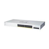 Cisco Business 220 Series CBS220-24T-4G - Switch - Smart - 24 x 10/100/1000 + 4 x Gigabit SFP (Uplink)