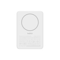 Belkin BoostCharge - Induktive Power Bank - dünn - 5000 mAh - 15 Watt - Fast Charge - 2 Ausgabeanschlussstellen (magnetisch, USB-C)