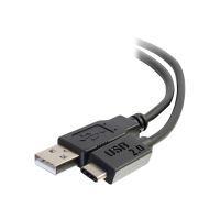C2G 2m USB 2.0 USB Type C to USB A Cable M/M - USB C Cable Black - USB-Kabel - USB (M)