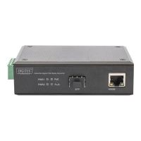 DIGITUS 10/100/1000Base-TX (PoE) zu 1000Base-FX Industrieller Medienkonverter