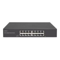 DIGITUS 16-Port Gigabit Switch, 19 Zoll, Unmanaged