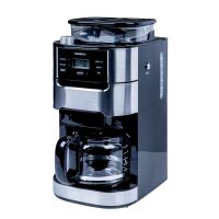 Tornado TCM-1025A-GS, Filterkaffeemaschine, 1,5 l, Kaffeebohnen, Gemahlener Kaffee, Eingebautes Mahlwerk, 1050 W, Schwarz