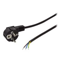 LogiLink Stromkabel - power CEE 7/7 (M) zu ohne Stecker