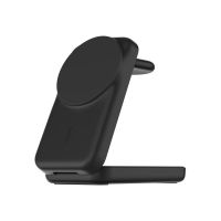Belkin UltraCharge - Kabelloses Ladegerät - 3-in-1, magnetisch, faltbar, mit Qi2 + AC-Netzteil
