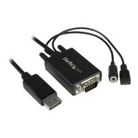 StarTech.com 3m DisplayPort auf VGA Adapterkabel mit Audio - DP zu VGA Konverter - 1920x1200 - DisplayPort-Adapter - DisplayPort (M)