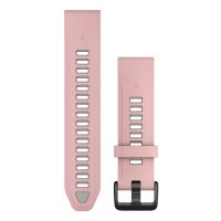 Garmin Quickfit, Band, Smartwatch, Grau, Pink, Garmin, Approach S70 - 42 mm, D2 Delta S, Descent Mk2S, Descent Mk3 - 43mm, Descent Mk3i – 43 mm, epix..., Silikon