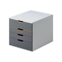 Durable VARICOLOR 4 - Schubladenschrank - 4 Schubfächer - für ANSI A (Letter)