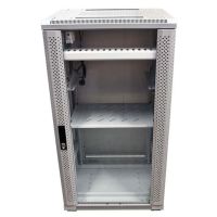 ALLNET ALL-SNB61222BDgrau, 22U, 500 kg, Grau, Stahl, Glas, 7 cm