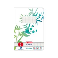 Herlitz GREENline, Abbildung, Grün, Weiß, A5, 16 Blätter, 80 g/m², Kariertes Papier