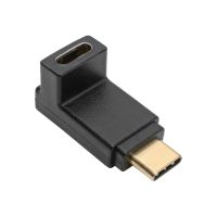Tripp Eaton Tripp Lite Series USB C to USB Type C Adapter Converter Right Angle M/F 10Gbps 3A - USB-Adapter - 24 pin USB-C (M)