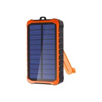 4smarts Prepper - Solar-Powerbank - Li-Pol - 12000 mAh - 10.5 Watt - 2.1 A - 2 Ausgabeanschlussstellen (USB)
