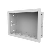 Peerless AV IB14X9-W - Befestigungskit (2 Montageplatten, Befestigungsring, Unterputzkasten, 2 Trockenbau-Klammern, Holzständer-Montageteile)