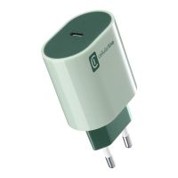Cellularline USB-C Charger #Stylecolor - Universal, Drinnen, AC, Grün