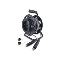 Equip HDMI 2.1 Aktives optisches Panzerkabel, 25m, 8K/60 Hz, 4K/120 Hz, 48 Gbps, 25 m, HDMI Typ A (Standard), HDMI Typ A (Standard), 3D, Audio Return Channel (ARC), Schwarz