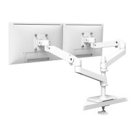 Ergotron LX Pro - Befestigungskit (Doppelarm) - für 2 LCD-Displays - Lochplatte-Montage - Aluminium - weiß - Bildschirmgröße: bis zu 61 cm (bis zu 24 Zoll)