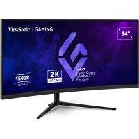 ViewSonic VX3418C-2K, 86,4 cm (34"), 3440 x 1440 Pixel, UltraWide Quad HD, Schwarz
