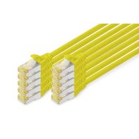 DIGITUS CAT 6A S/FTP Patchkabel, 10 Stück