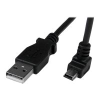 StarTech.com 2m USB auf Mini USB Anschlusskabel abgewinkelt - USB A zu Mini B Kabel - 1 x USB A (St)