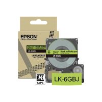 Epson LabelWorks LK-5GBJ - Schwarz auf Mattgrün - Rolle (1,8 cm x 8 m)