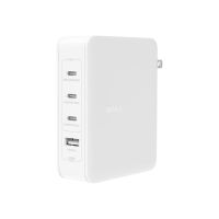 Belkin BoostCharge Pro - Netzteil - GaN-Technologie - 140 Watt - Fast Charge, Power Delivery 3.1 - 4 Ausgabeanschlussstellen (3 x USB-C, USB)