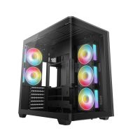 Deepcool Cg590U 5F schwarz Panorama Glass - Midi/Minitower - ATX