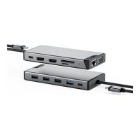 Alogic DV3 - Mini-Dock - USB-C - 2 x HDMI, VGA