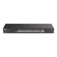 D-Link DGS 2000-28 - Switch - L3 - managed - 24 x 10/100/1000 + 4 x Fast Ethernet/Gigabit SFP, kombiniert