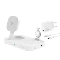 4smarts Qi2, Drinnen, AC, 5 V, Kabelloses Aufladen, 1,5 m, Weiß