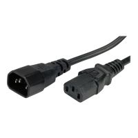 VALUE Stromkabel - IEC 60320 C13 zu IEC 60320 C14