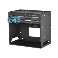 StarTech.com Wandmontage Server Rack mit Fachboden - 4HE - Anpassbar von 30,5 cm - 45,7cm - Rack (Wandbefestigung)