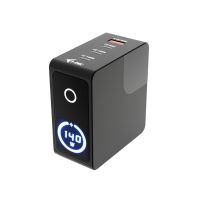 i-tec 140W Intelligent Multiport USB Charger, Drinnen, AC, 20 V, Schwarz